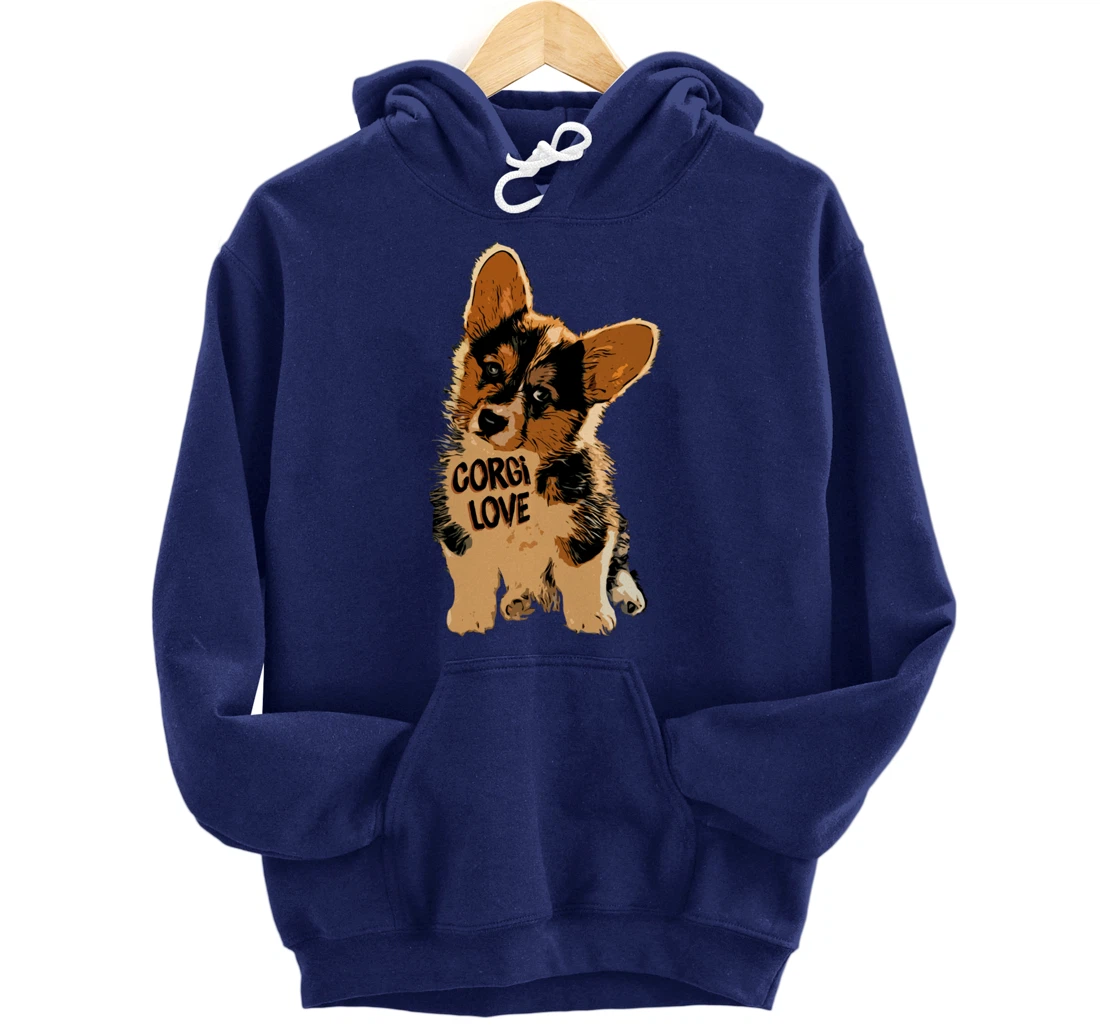 Corgi Love Pullover Hoodie