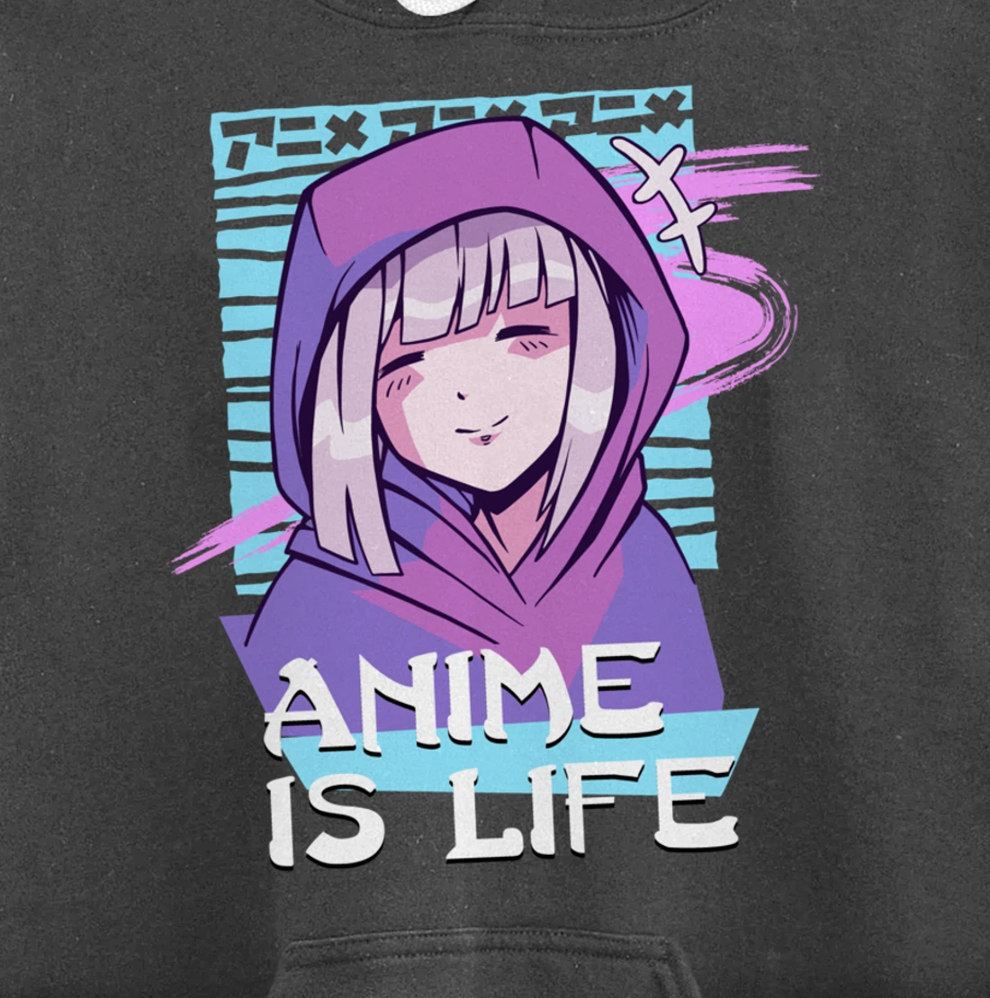 Anime is Life Anime Aesthetic Otaku gifts Pullover Hoodie