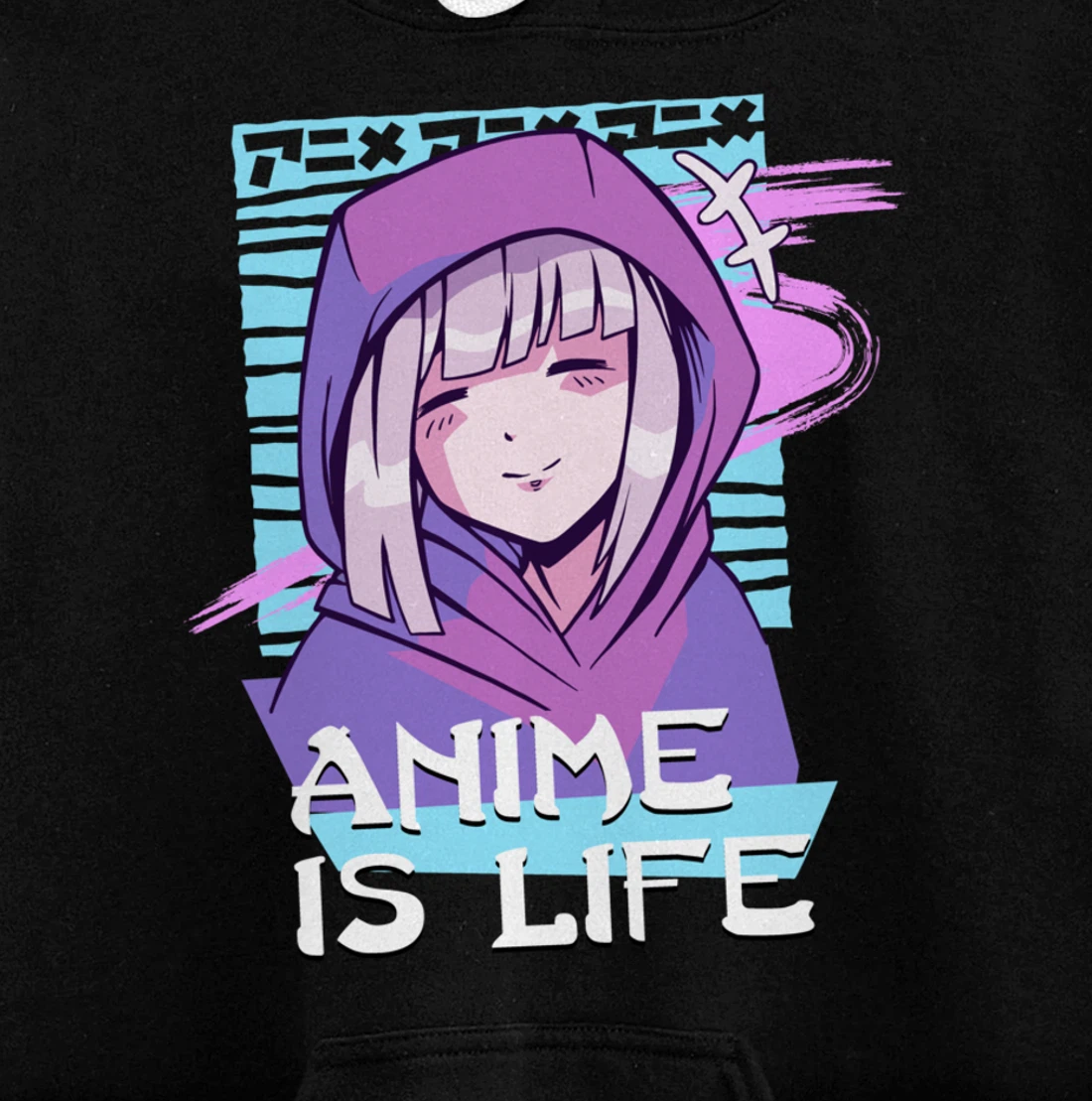 Anime is Life Anime Aesthetic Otaku gifts Pullover Hoodie