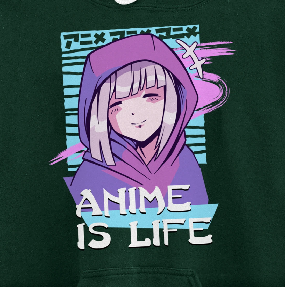 Anime is Life Anime Aesthetic Otaku gifts Pullover Hoodie