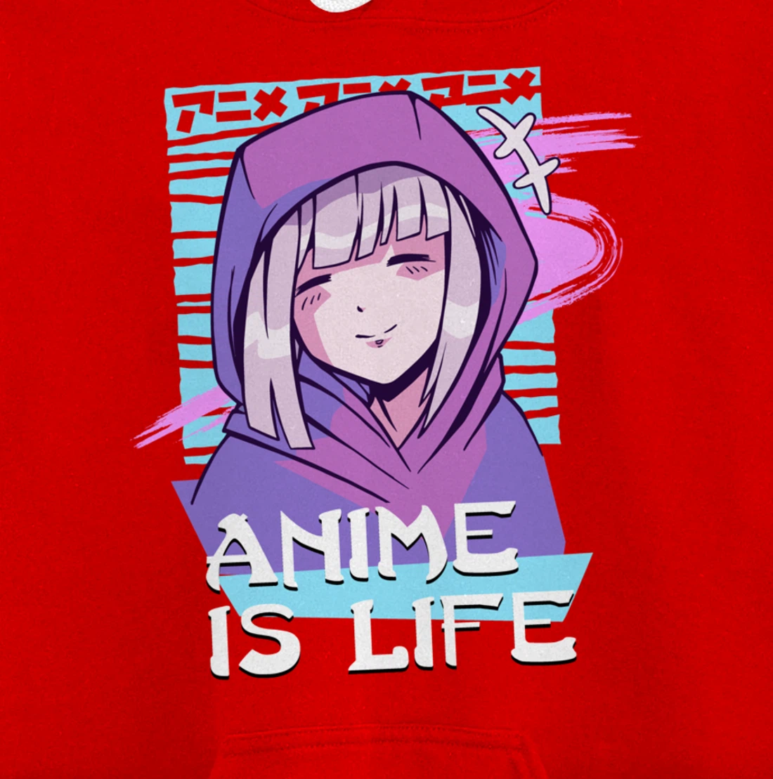 Anime is Life Anime Aesthetic Otaku gifts Pullover Hoodie