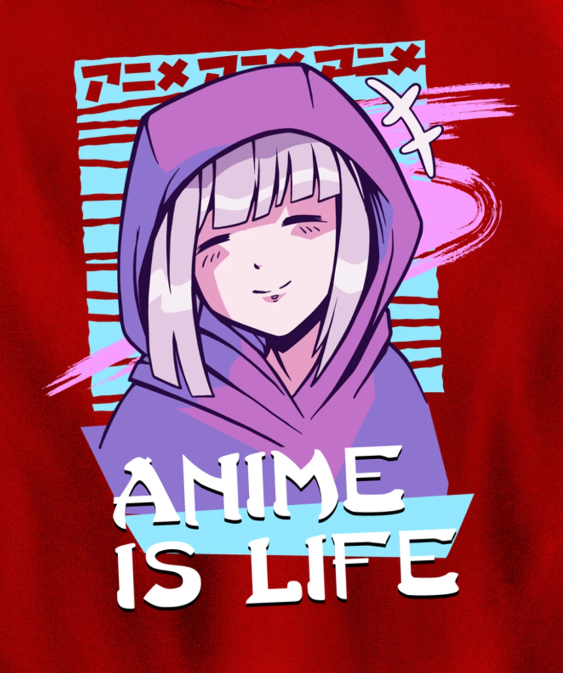 Anime is Life Anime Aesthetic Otaku gifts Pullover Hoodie
