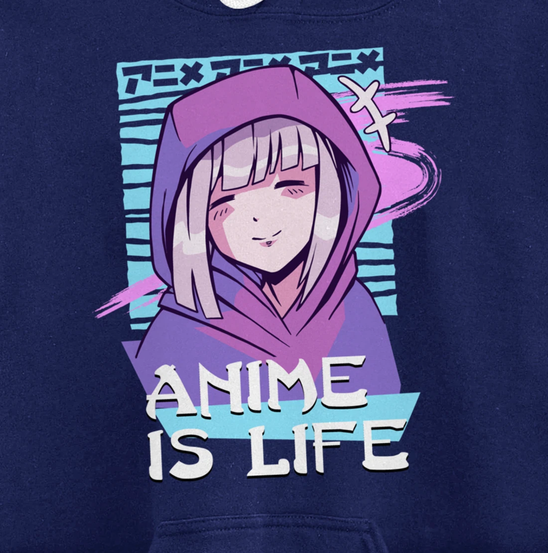 Anime is Life Anime Aesthetic Otaku gifts Pullover Hoodie