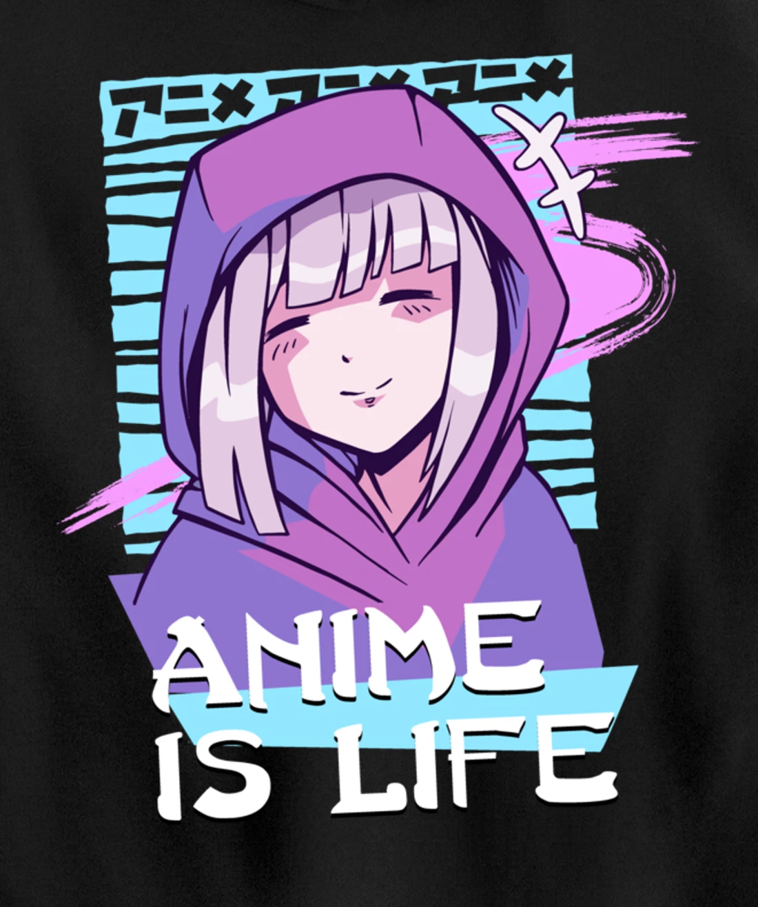 Anime is Life Anime Aesthetic Otaku gifts Pullover Hoodie