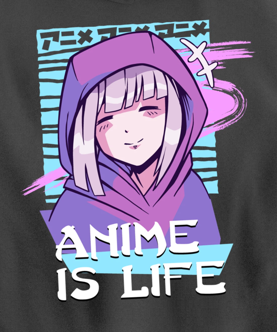 Anime is Life Anime Aesthetic Otaku gifts Pullover Hoodie