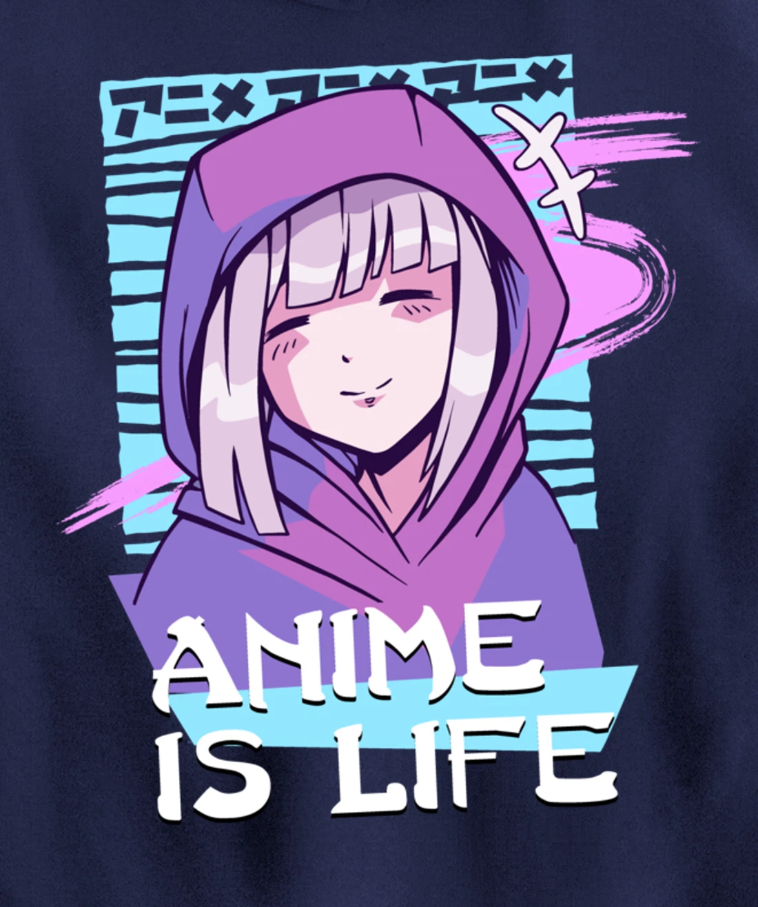Anime is Life Anime Aesthetic Otaku gifts Pullover Hoodie