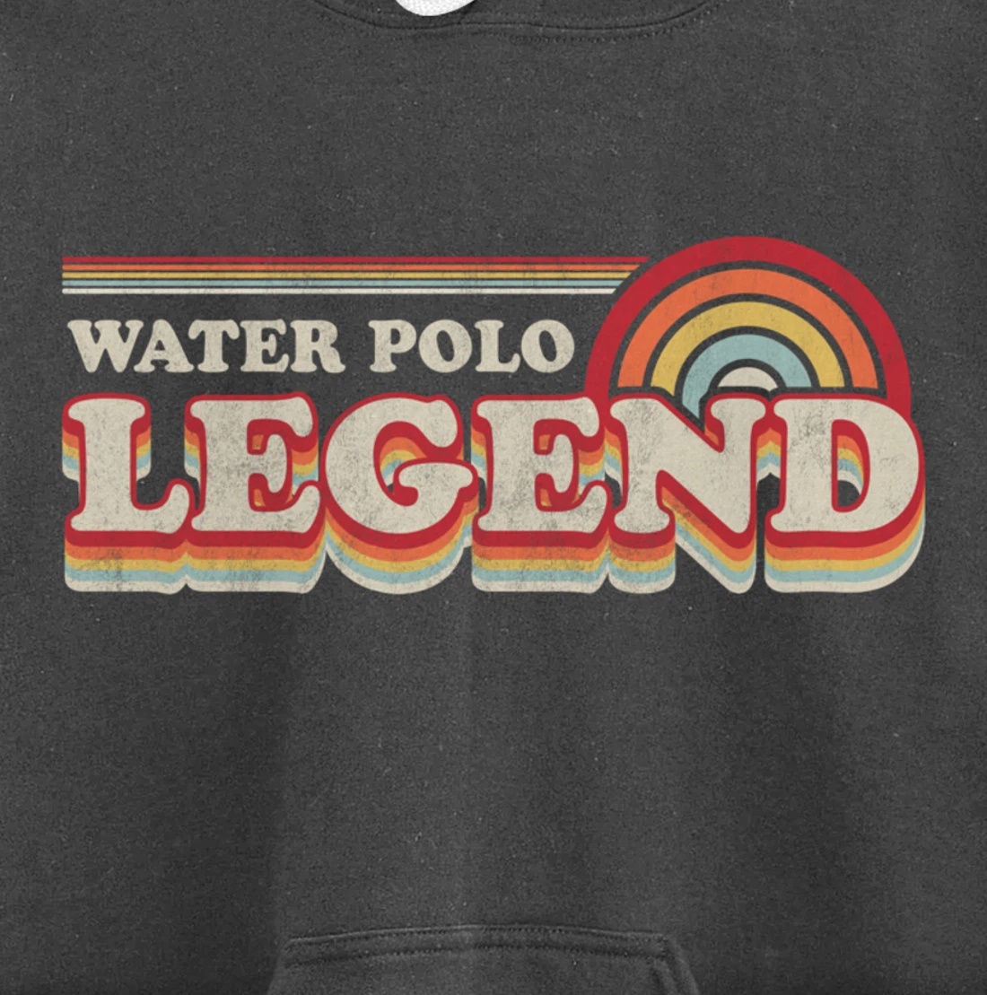 Water Polo Design, Funny Water Polo Legend Pullover Hoodie