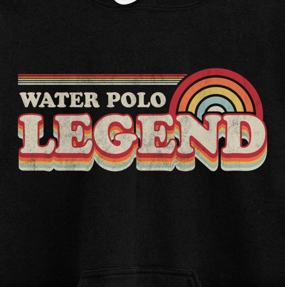 Water Polo Design, Funny Water Polo Legend Pullover Hoodie