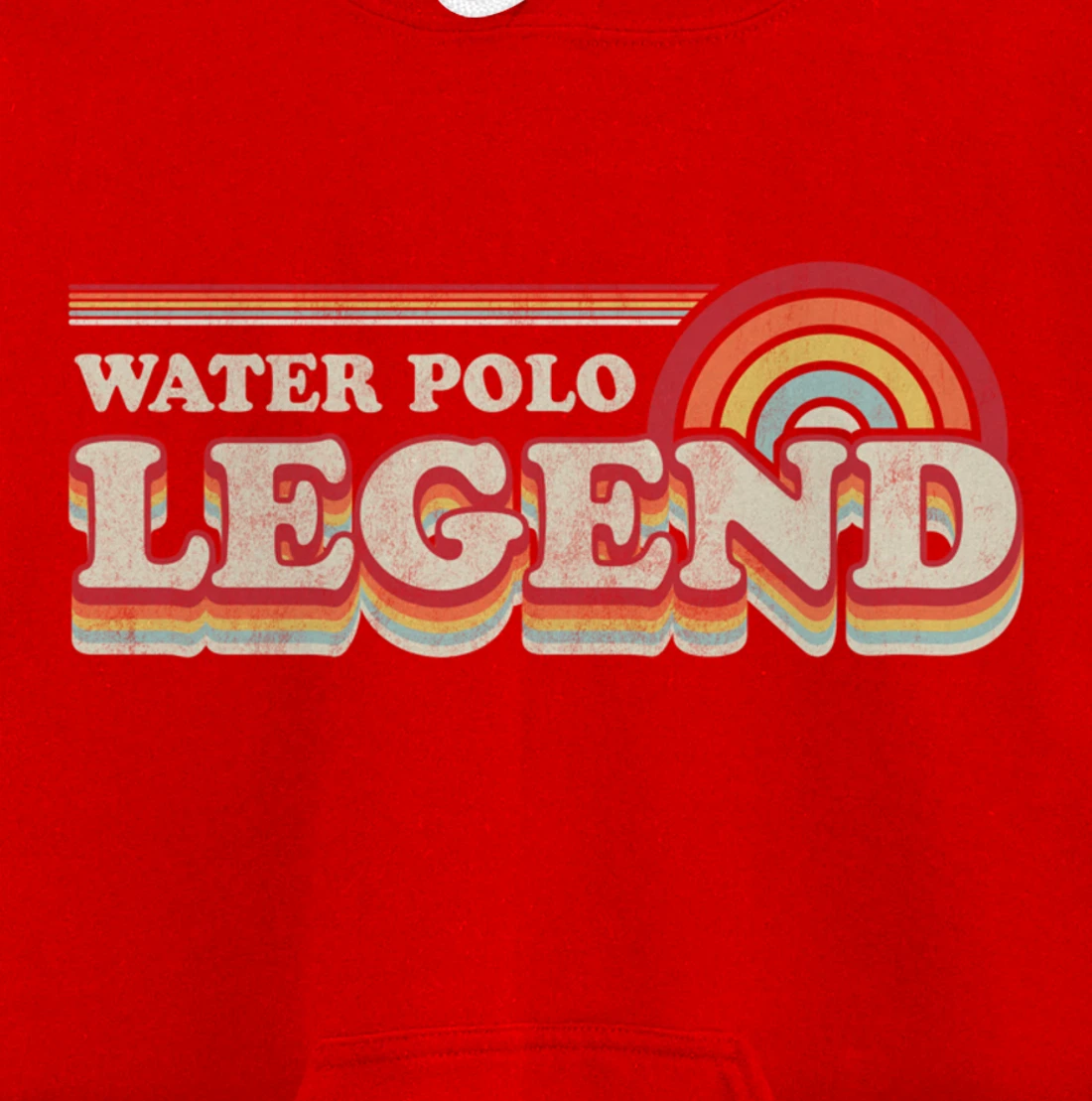 Water Polo Design, Funny Water Polo Legend Pullover Hoodie