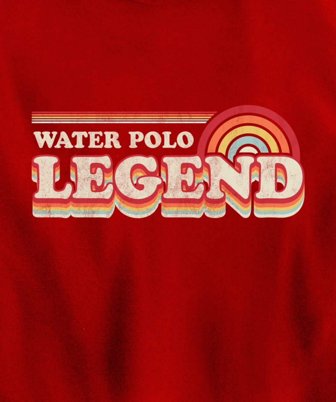 Water Polo Design, Funny Water Polo Legend Pullover Hoodie