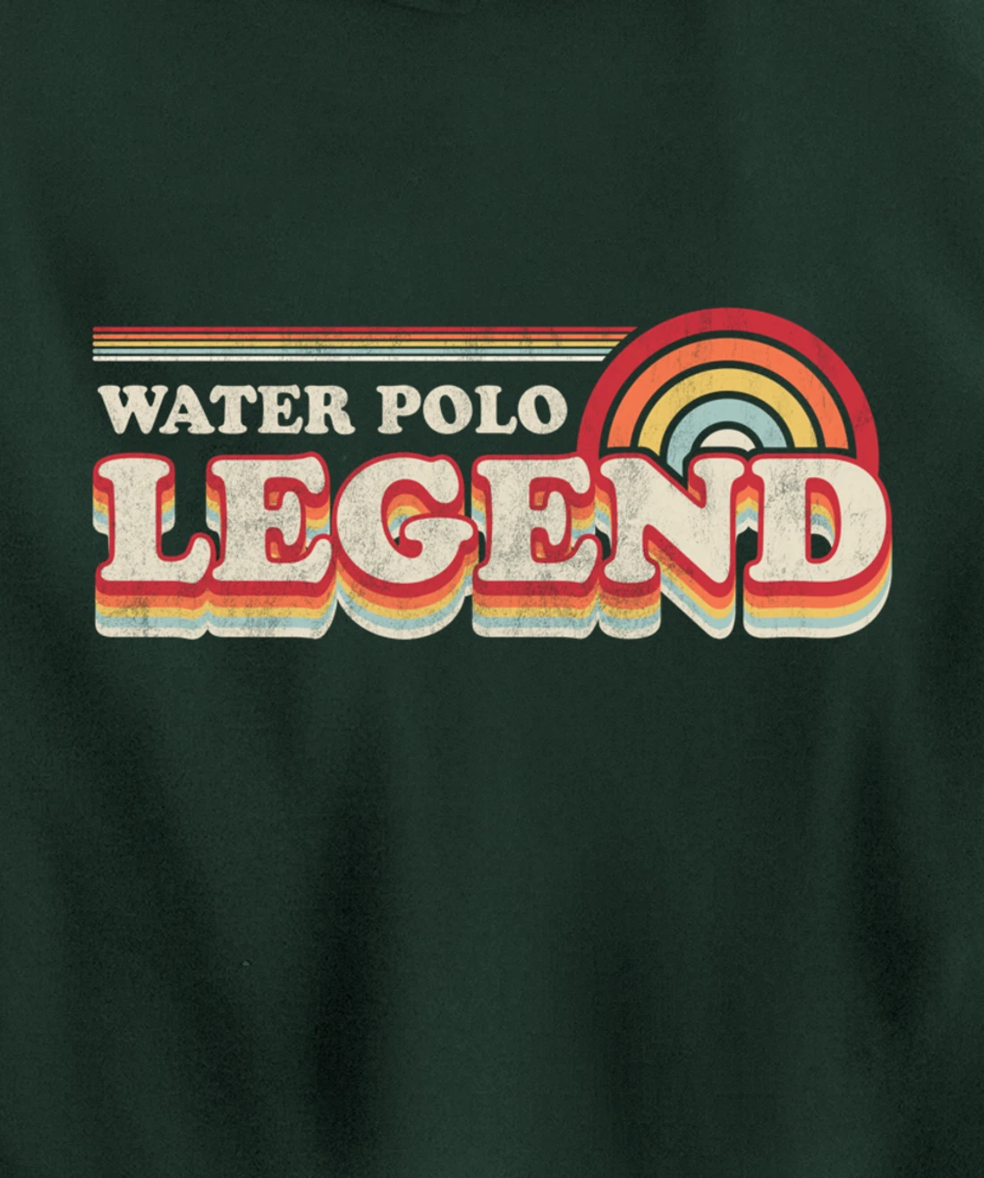Water Polo Design, Funny Water Polo Legend Pullover Hoodie