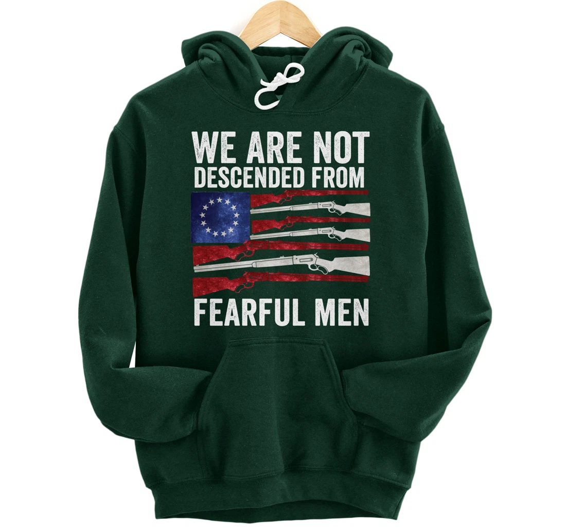 (print on back) We Are Not Descended From Fearful Men Betsy Pullover Hoodie