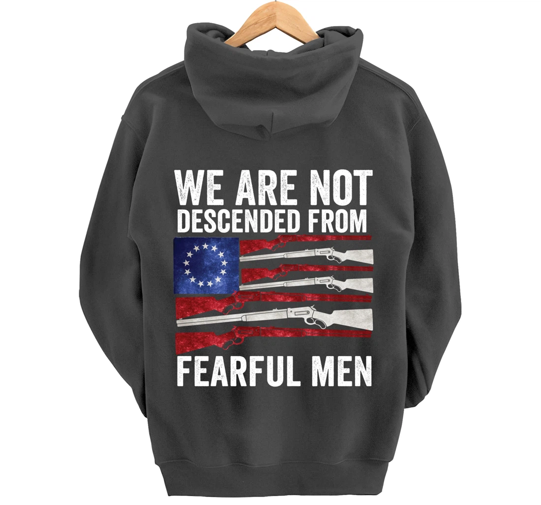 (print on back) We Are Not Descended From Fearful Men Betsy Pullover Hoodie