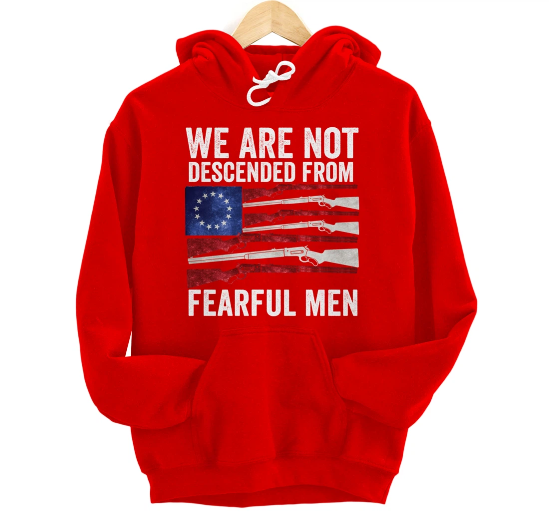 (print on back) We Are Not Descended From Fearful Men Betsy Pullover Hoodie