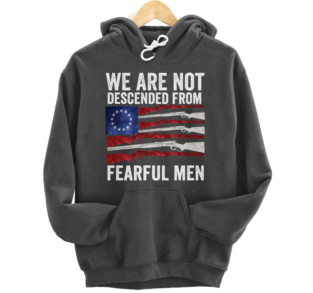 (print on back) We Are Not Descended From Fearful Men Betsy Pullover Hoodie