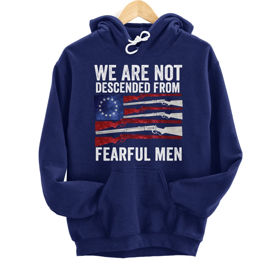 (print on back) We Are Not Descended From Fearful Men Betsy Pullover Hoodie