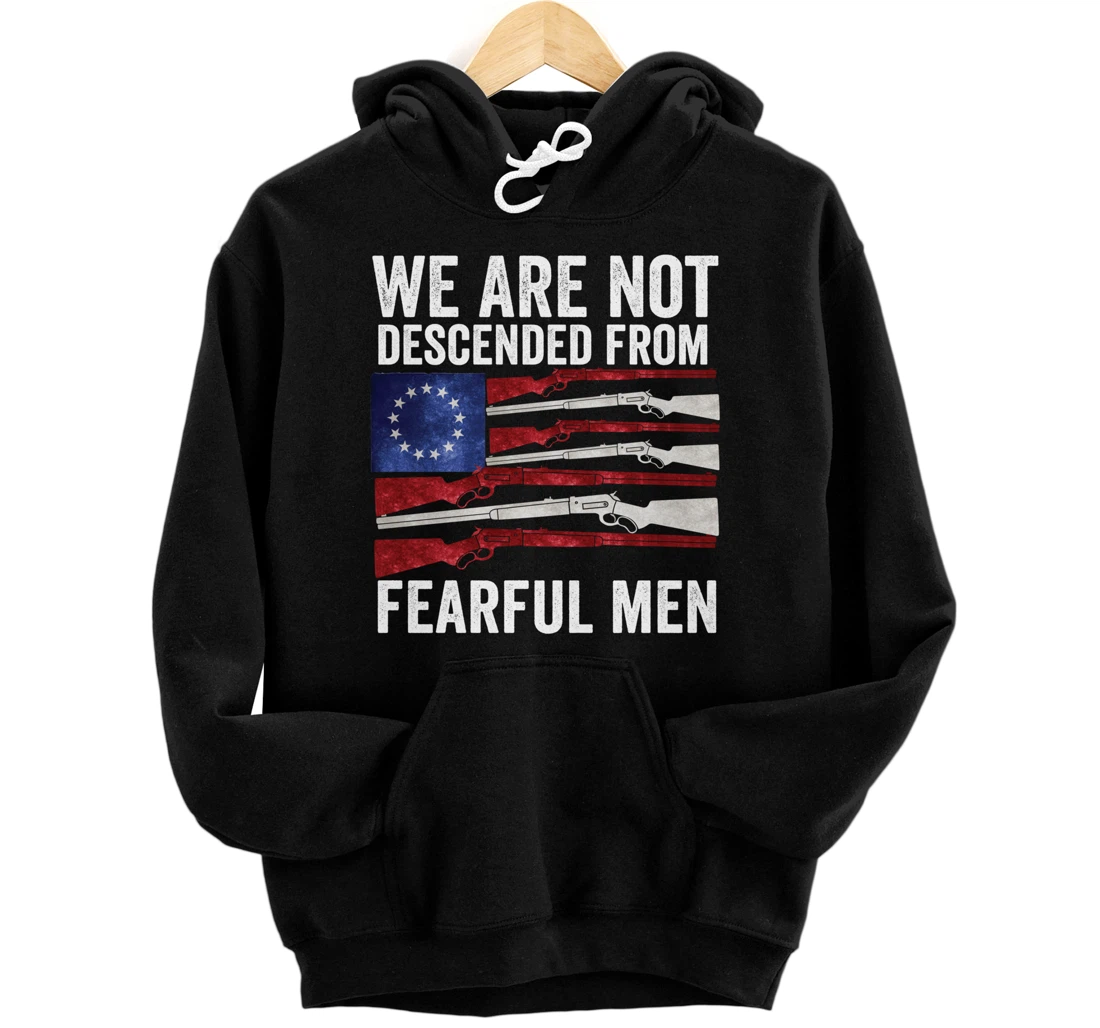 (print on back) We Are Not Descended From Fearful Men Betsy Pullover Hoodie
