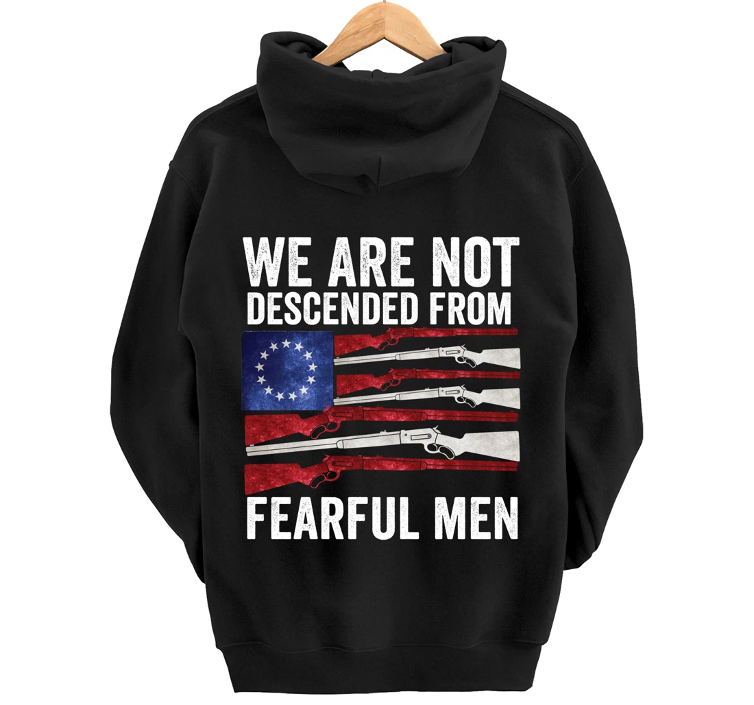(print on back) We Are Not Descended From Fearful Men Betsy Pullover Hoodie