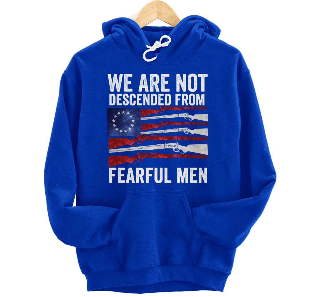 (print on back) We Are Not Descended From Fearful Men Betsy Pullover Hoodie