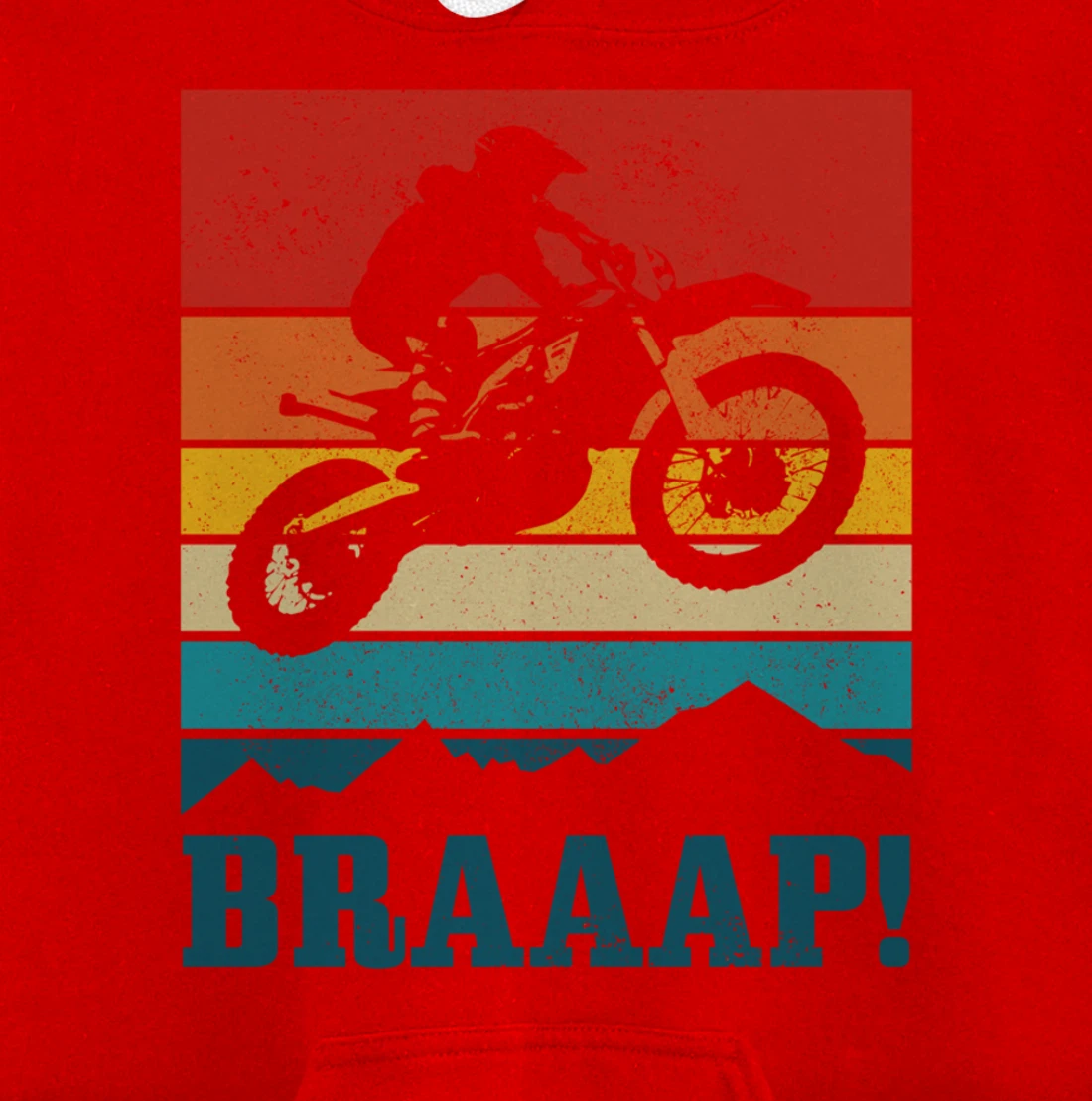 Braap Dirt Bike Motocross MX Motorcycle Enduro Biker Gift Pullover Hoodie
