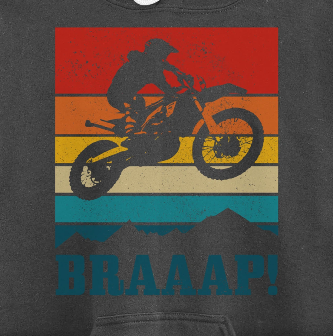 Braap Dirt Bike Motocross MX Motorcycle Enduro Biker Gift Pullover Hoodie