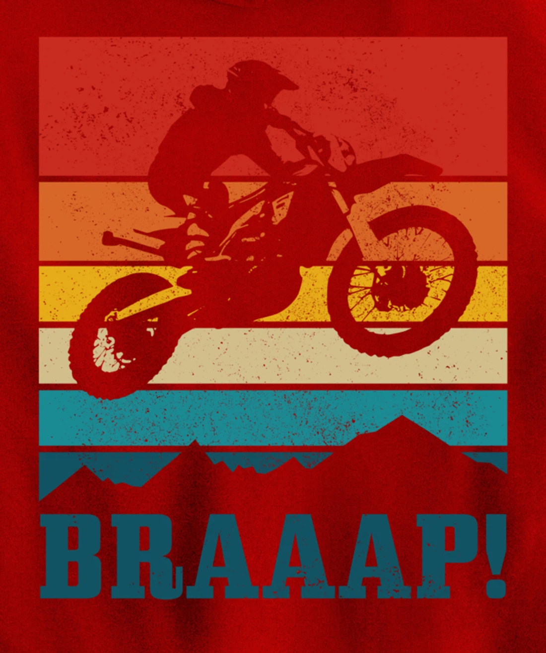 Braap Dirt Bike Motocross MX Motorcycle Enduro Biker Gift Pullover Hoodie