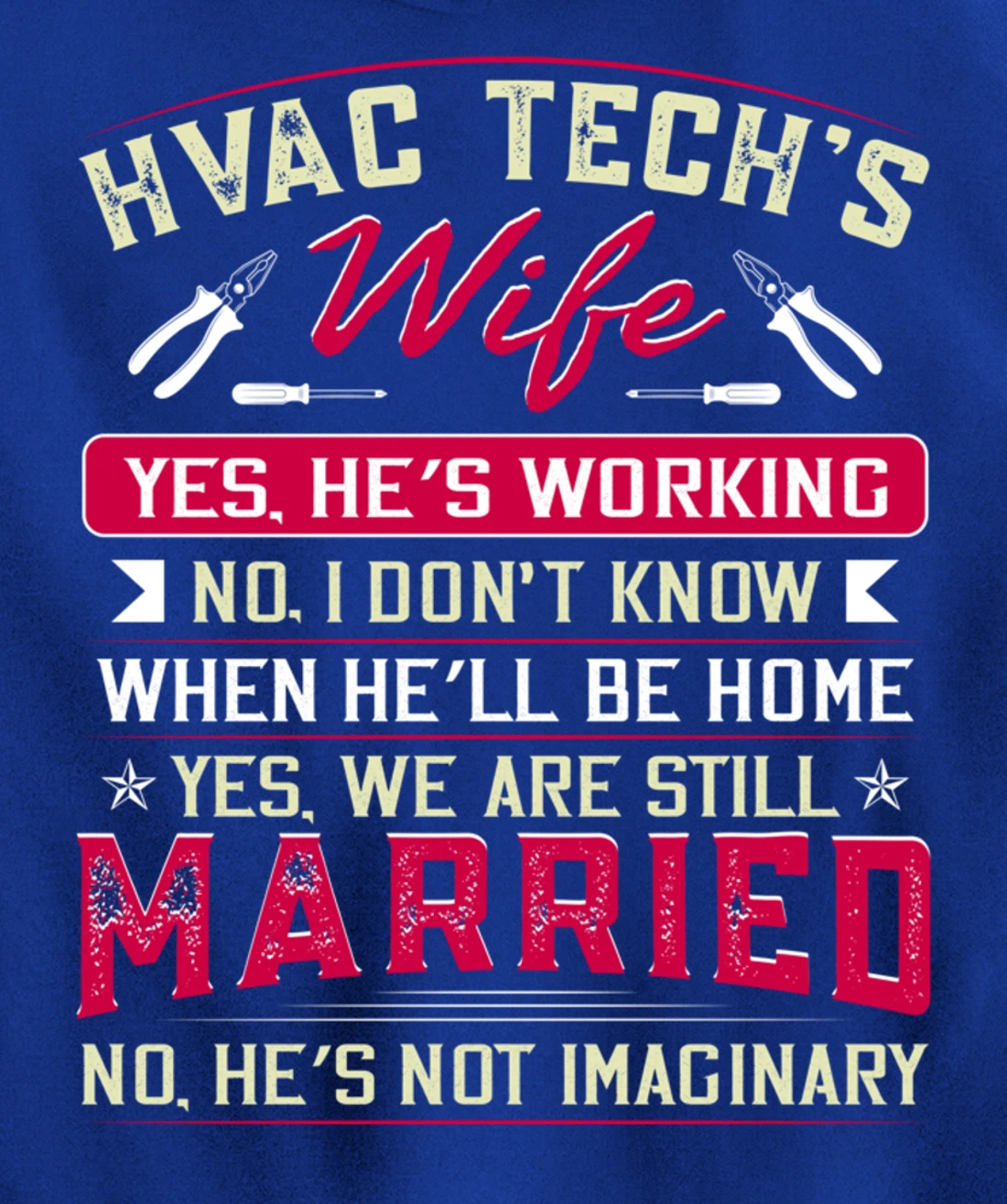 Funny HVAC Tech Wife HVAC Technicians Girlfriend Mom Gift Pullover Hoodie