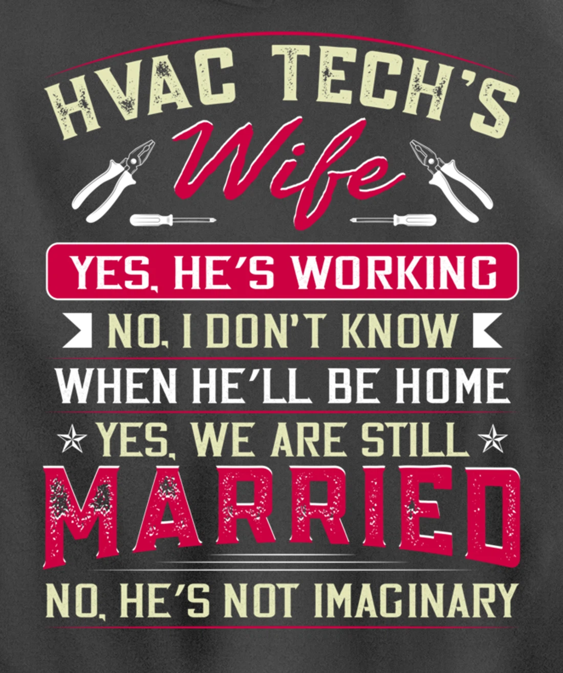 Funny HVAC Tech Wife HVAC Technicians Girlfriend Mom Gift Pullover Hoodie