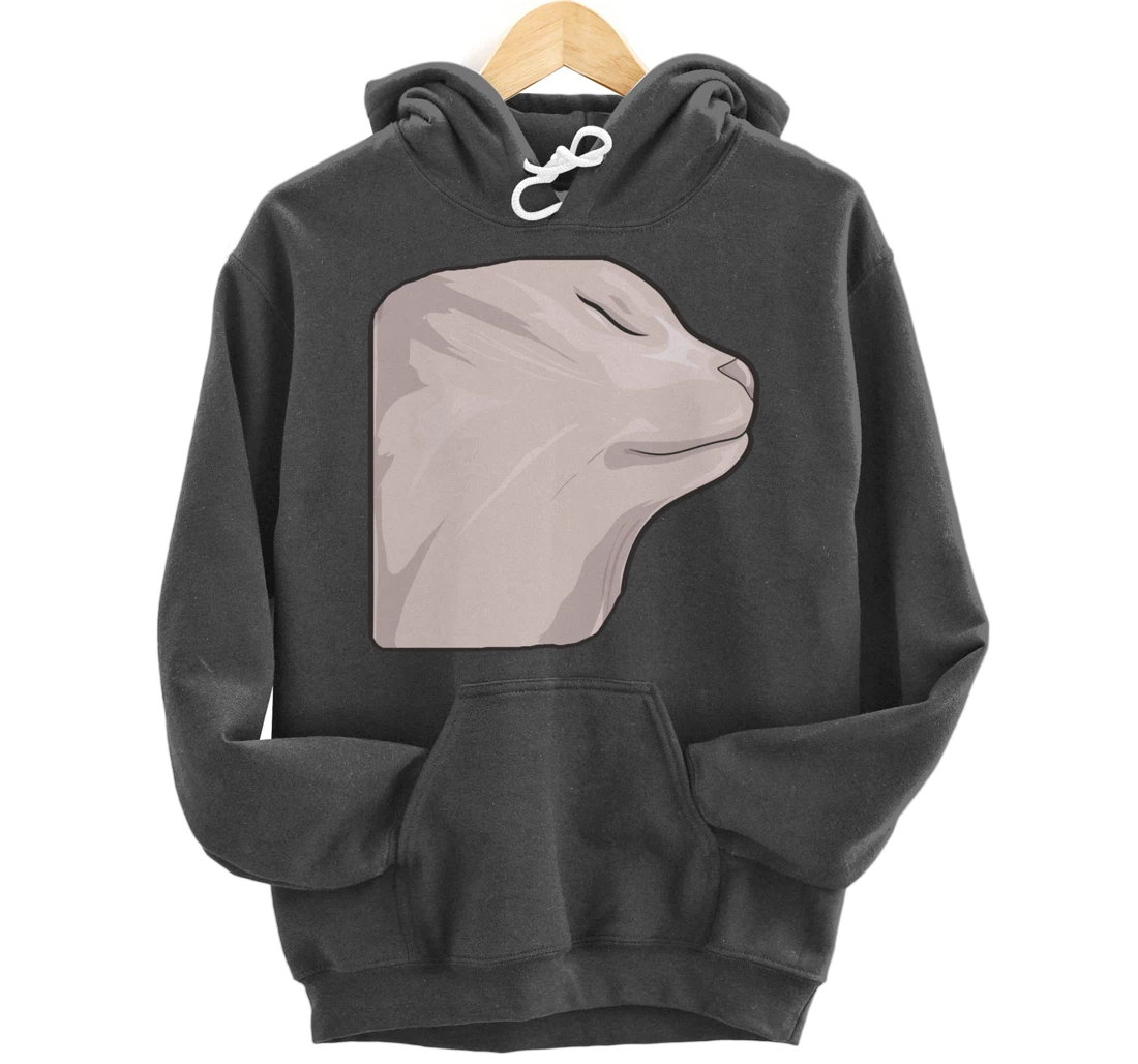 Vibing Cat Dank Meme Funny Cat Meme Pullover Hoodie