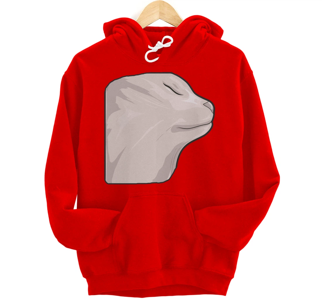 Vibing Cat Dank Meme Funny Cat Meme Pullover Hoodie