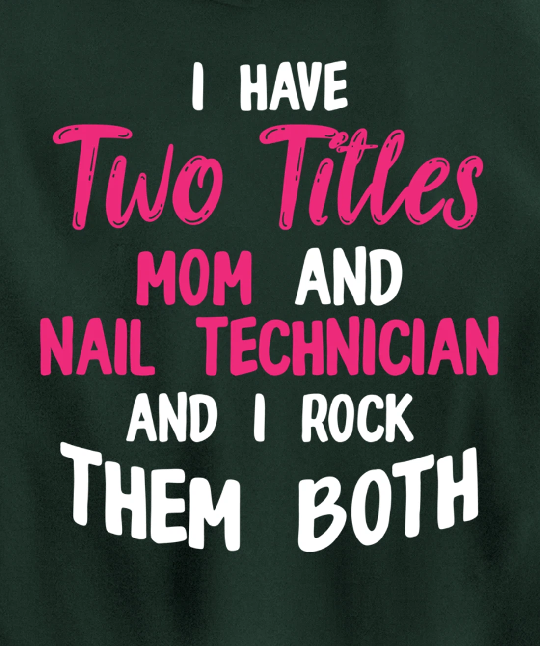 Nail Technician Moms Nail Tech Artist Manicurist Pullover Hoodie