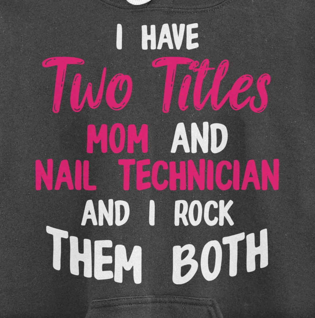 Nail Technician Moms Nail Tech Artist Manicurist Pullover Hoodie