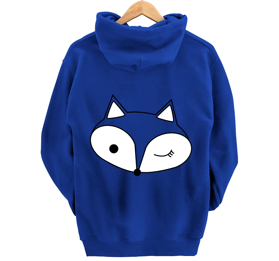 Sly Winking Fox Pullover Hoodie