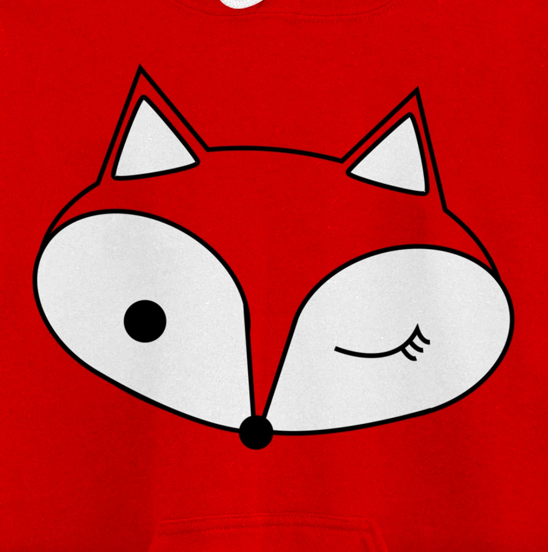 Sly Winking Fox Pullover Hoodie
