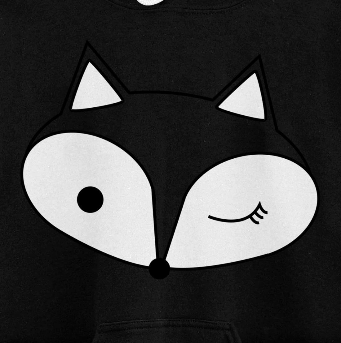 Sly Winking Fox Pullover Hoodie