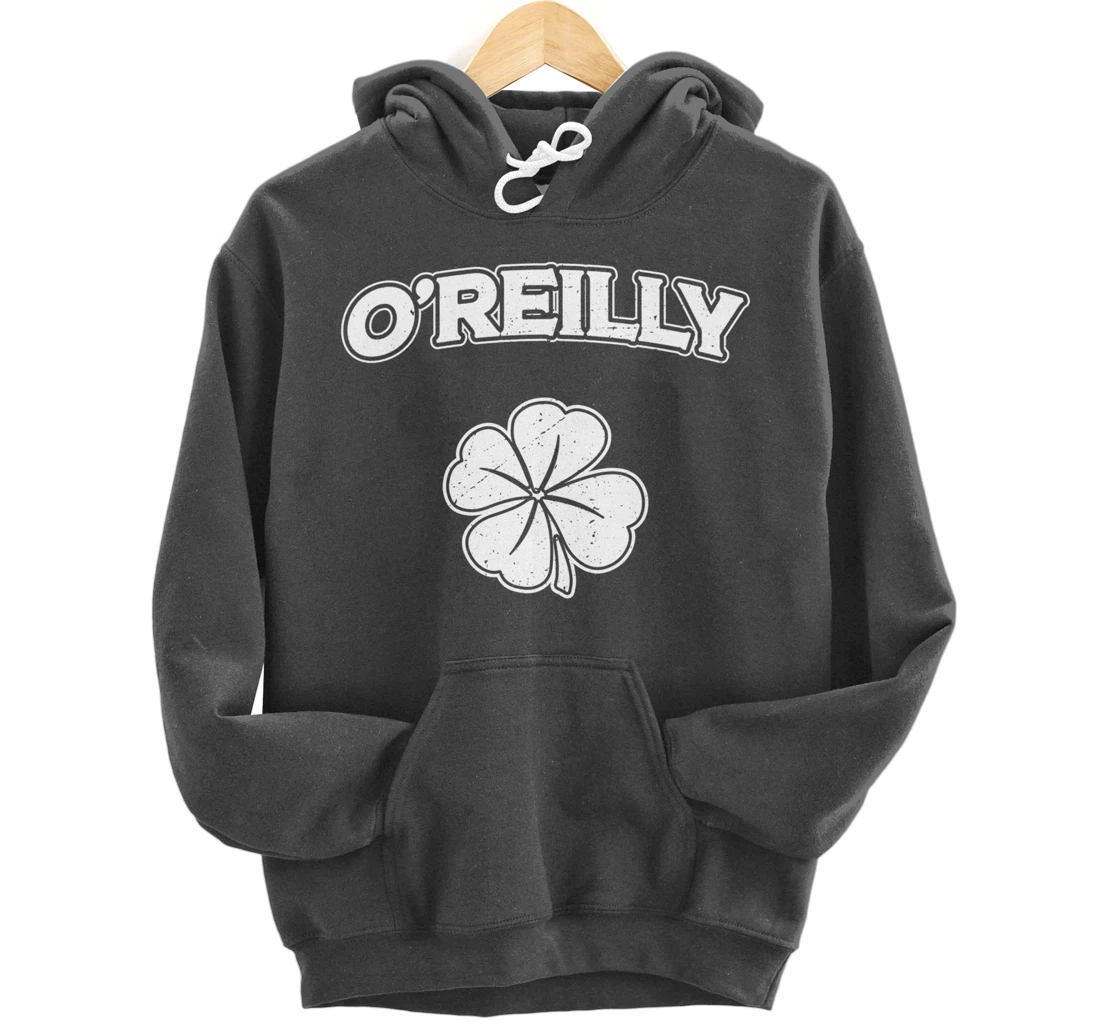 Irish Clover O'Reilly St Patrick's Day Pride Pullover Hoodie