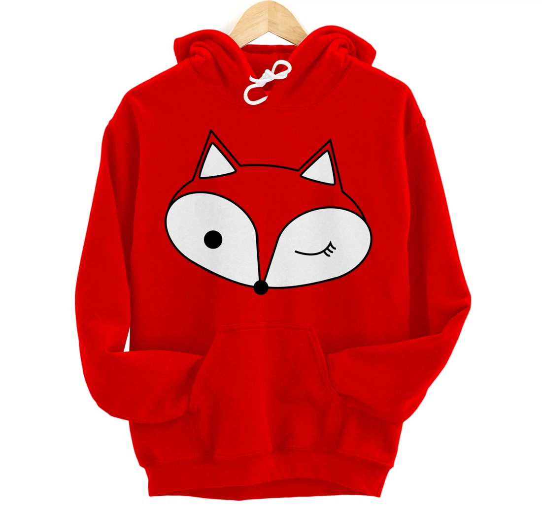Sly Winking Fox Pullover Hoodie