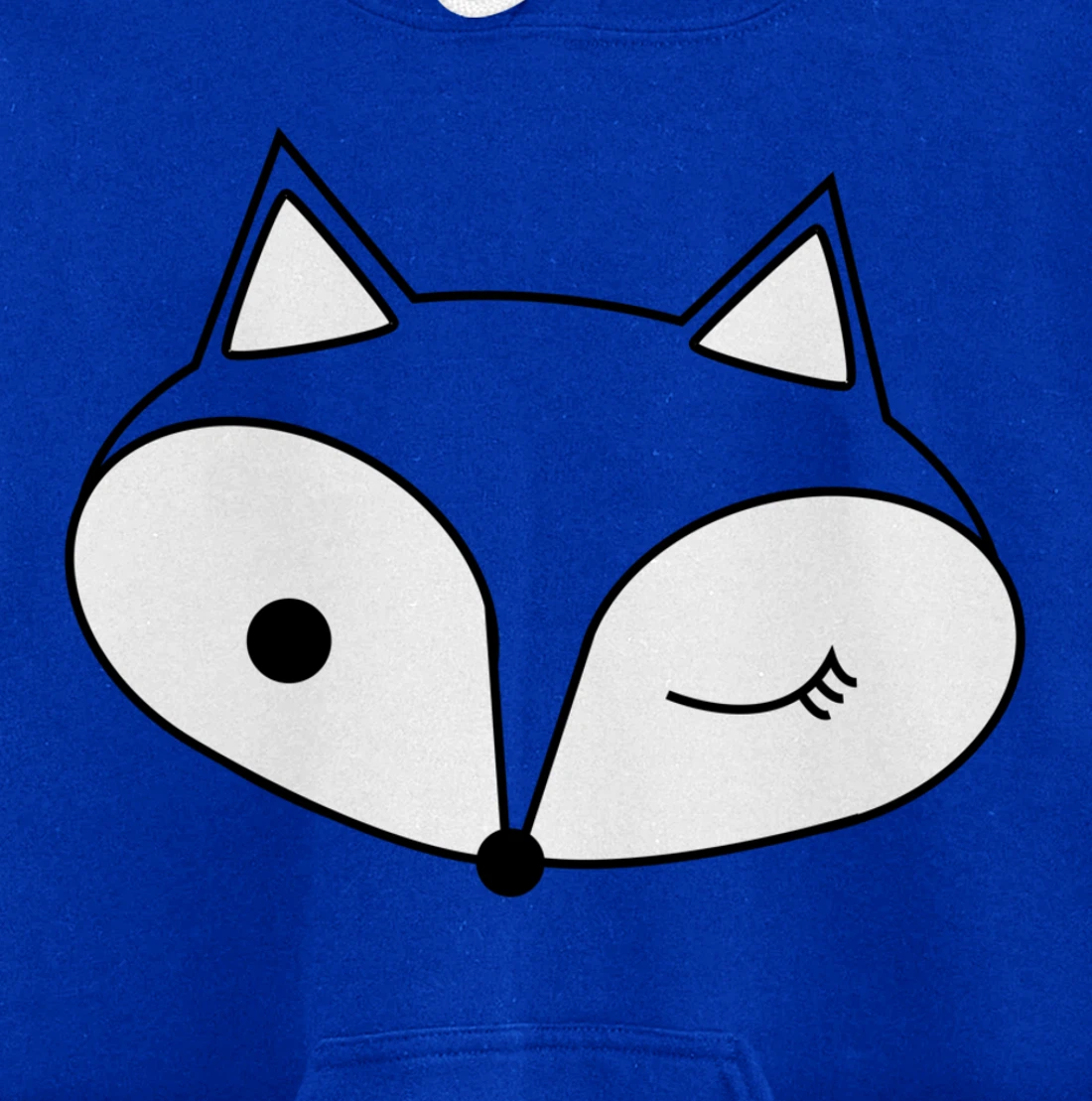 Sly Winking Fox Pullover Hoodie