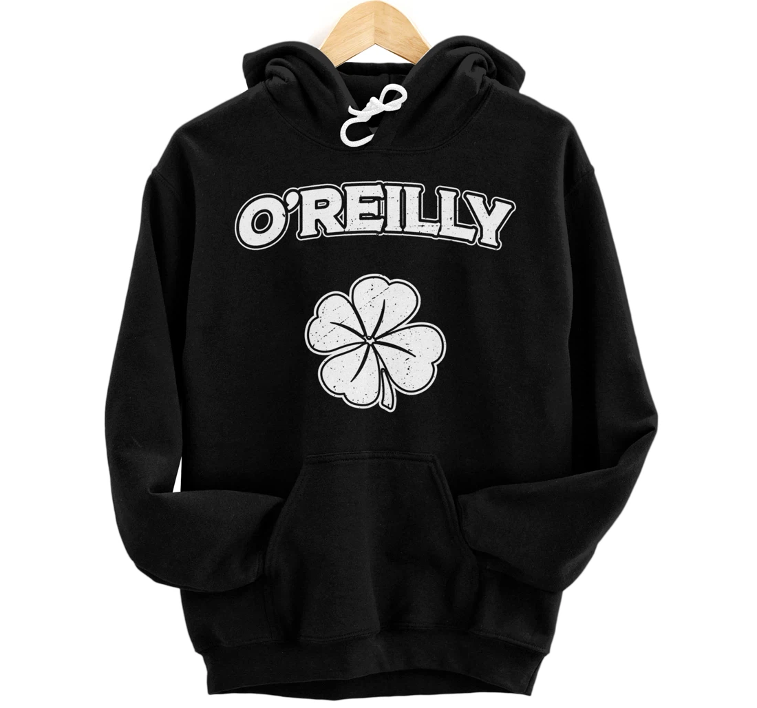 Irish Clover O'Reilly St Patrick's Day Pride Pullover Hoodie