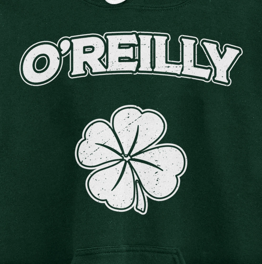 Irish Clover O'Reilly St Patrick's Day Pride Pullover Hoodie