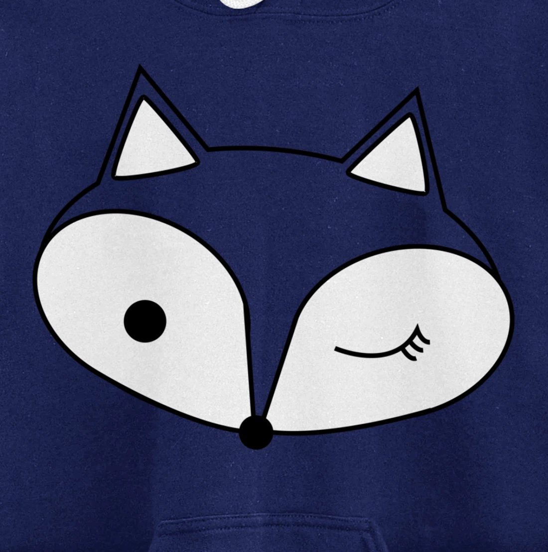 Sly Winking Fox Pullover Hoodie