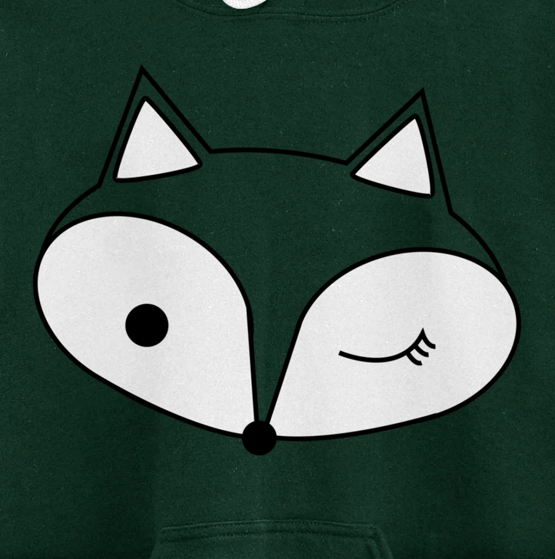 Sly Winking Fox Pullover Hoodie