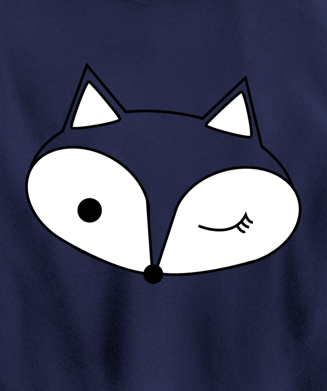Sly Winking Fox Pullover Hoodie