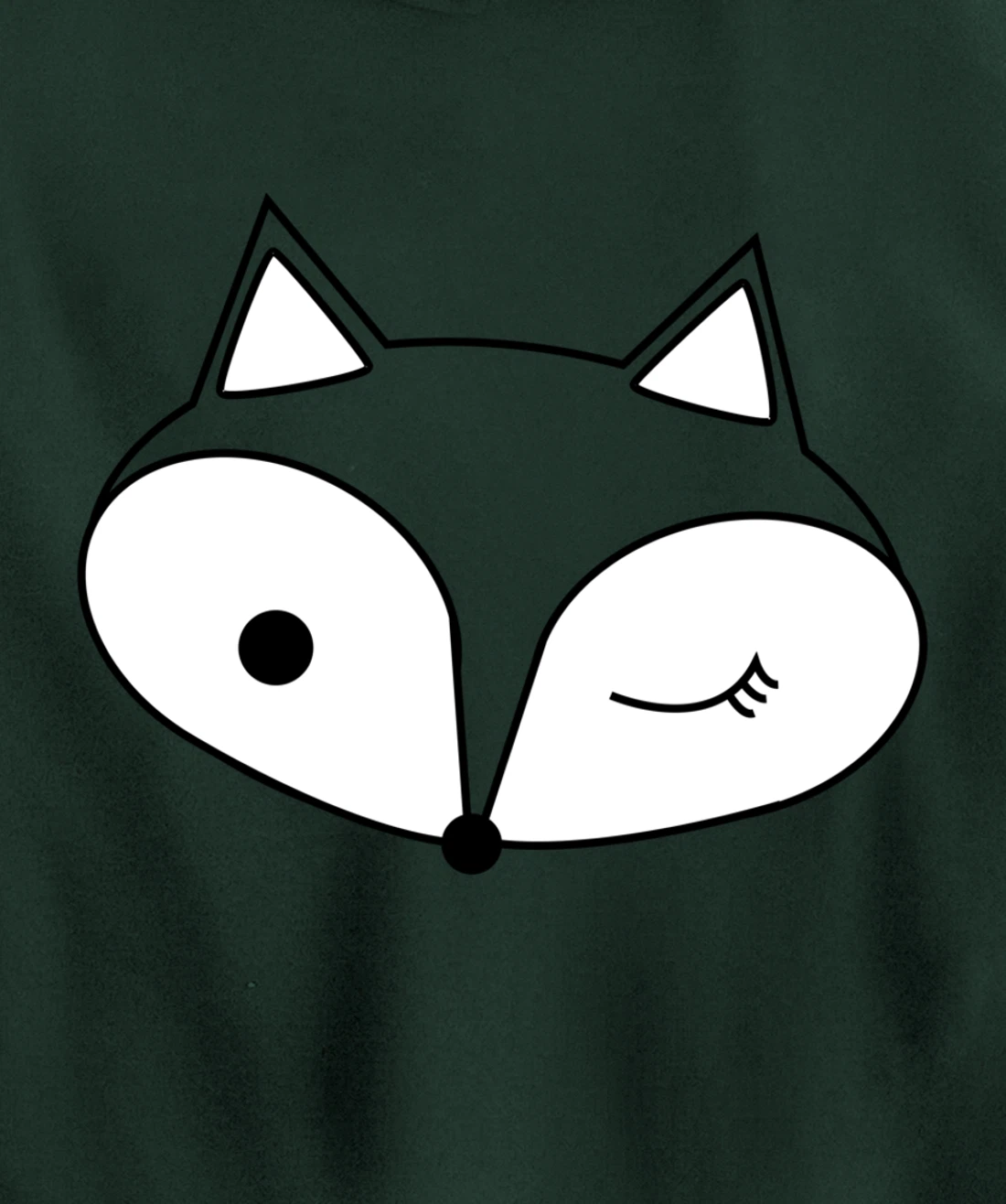 Sly Winking Fox Pullover Hoodie