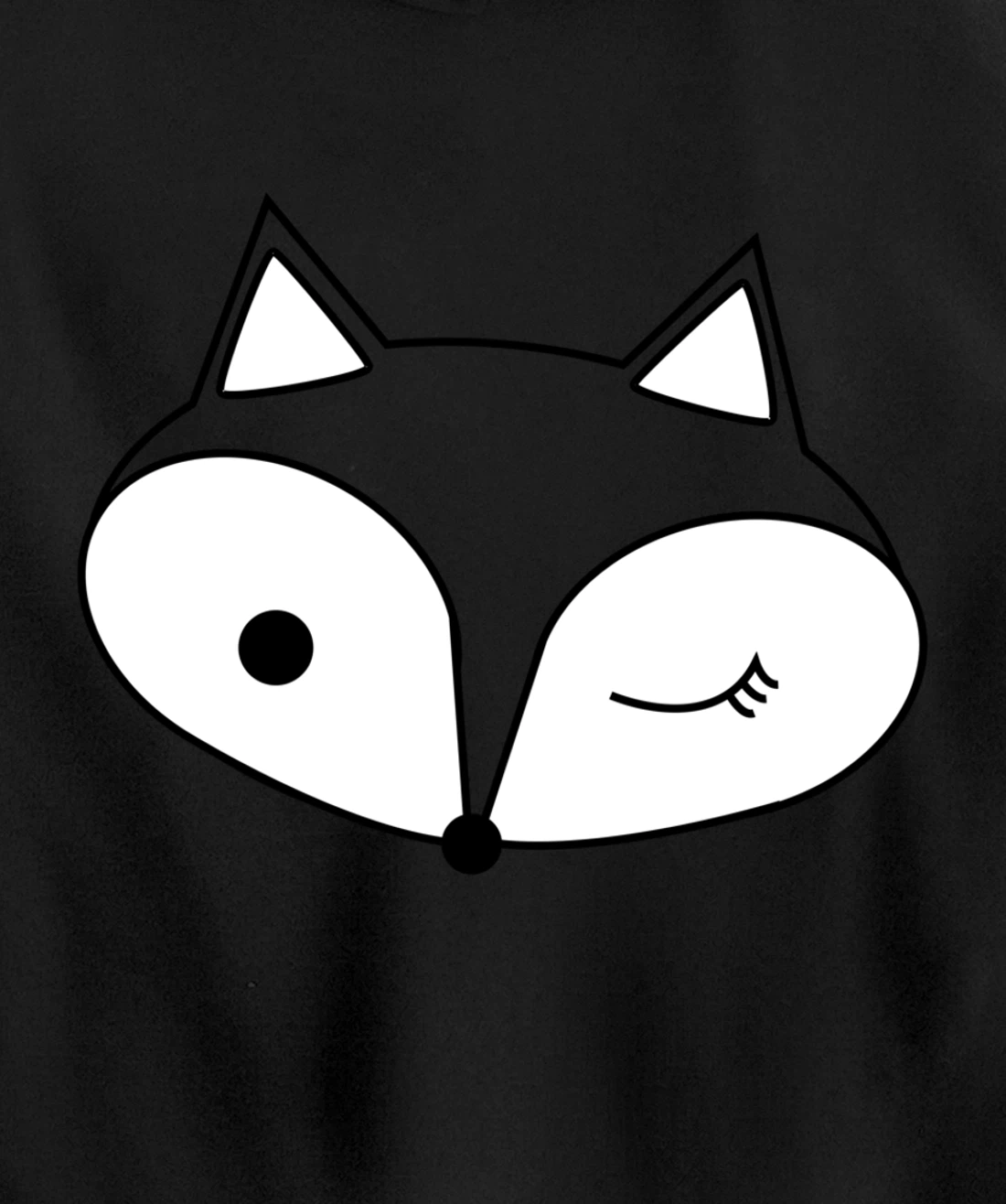 Sly Winking Fox Pullover Hoodie