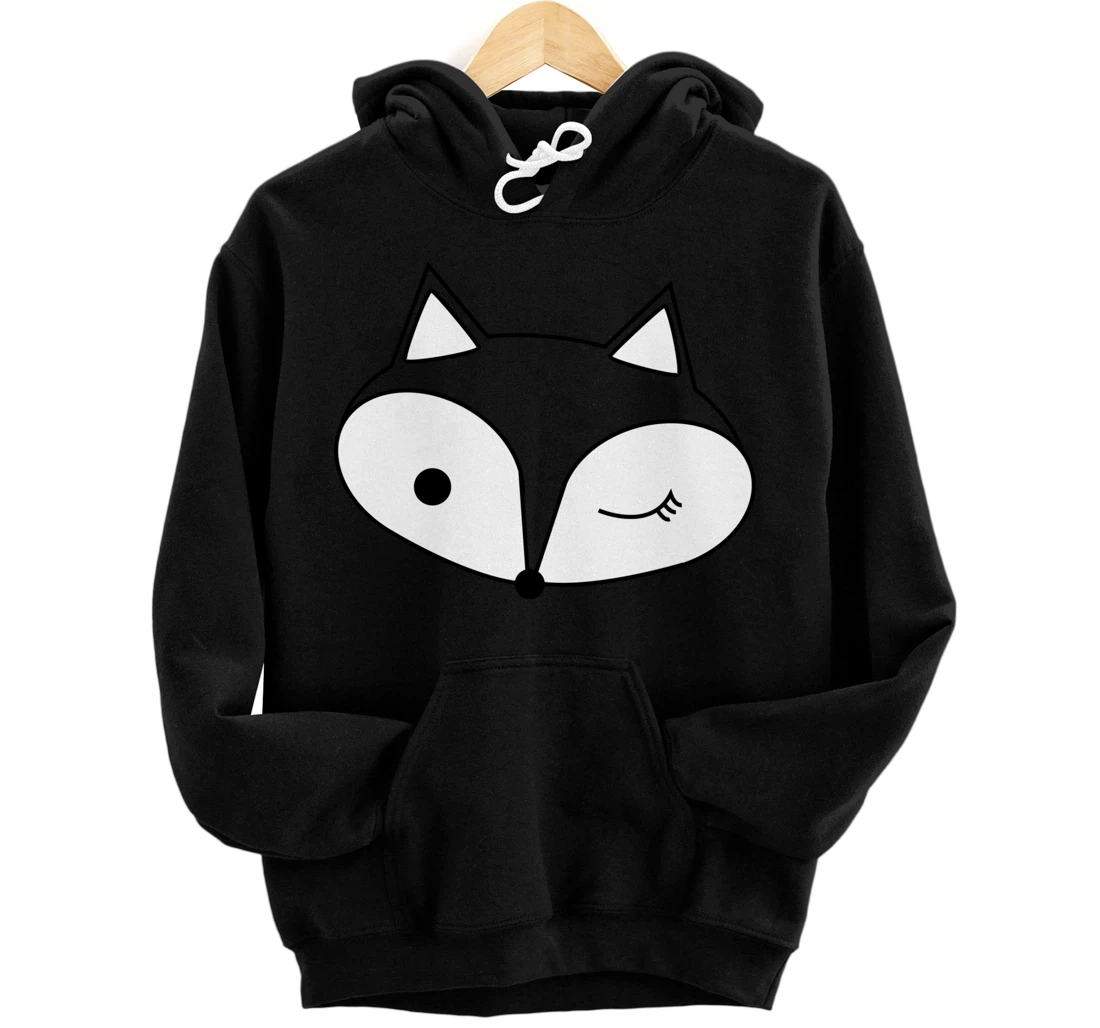 Sly Winking Fox Pullover Hoodie