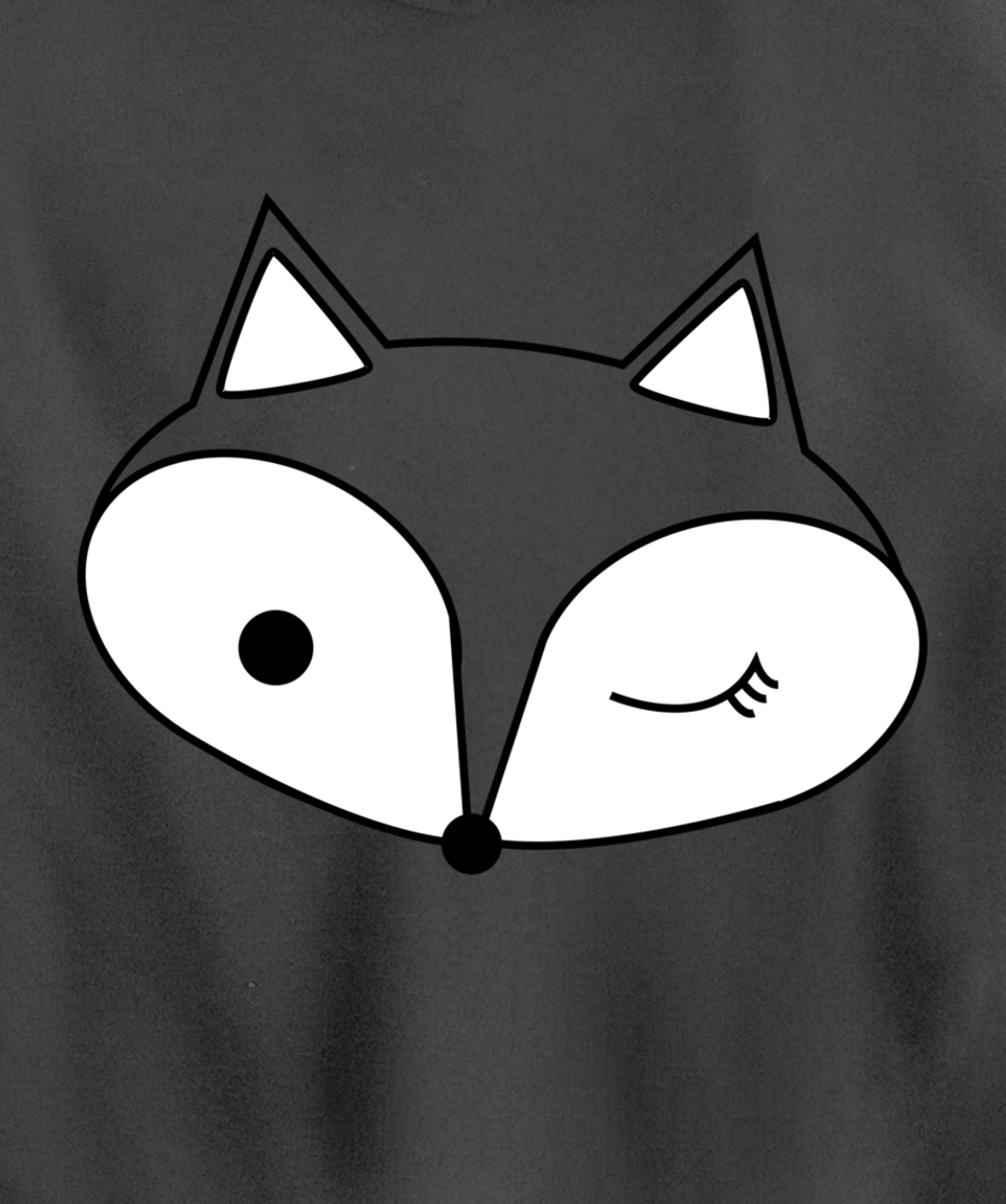 Sly Winking Fox Pullover Hoodie