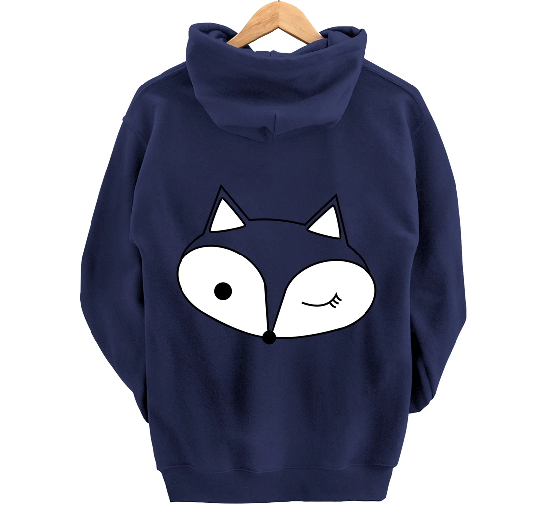 Sly Winking Fox Pullover Hoodie