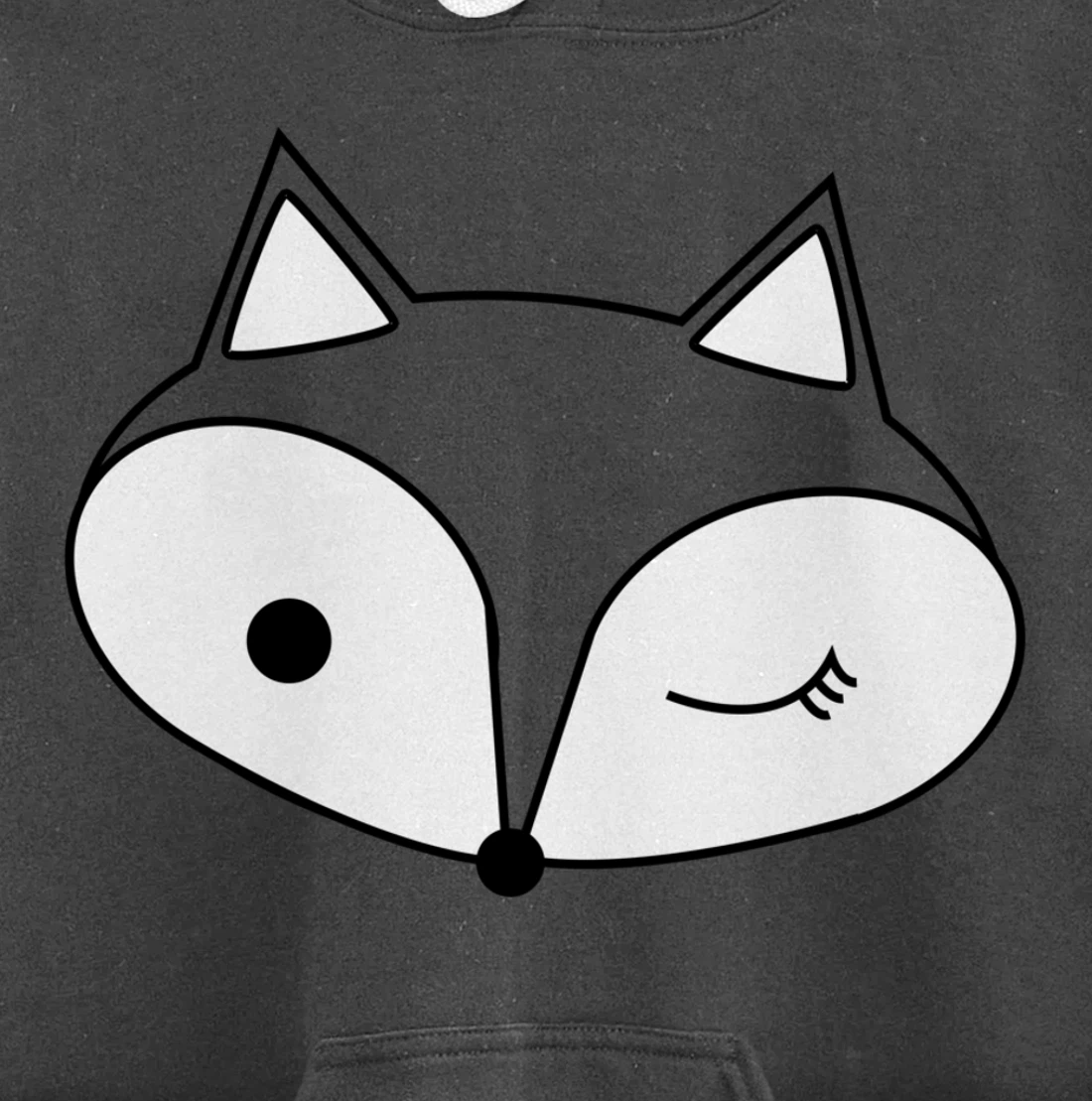 Sly Winking Fox Pullover Hoodie