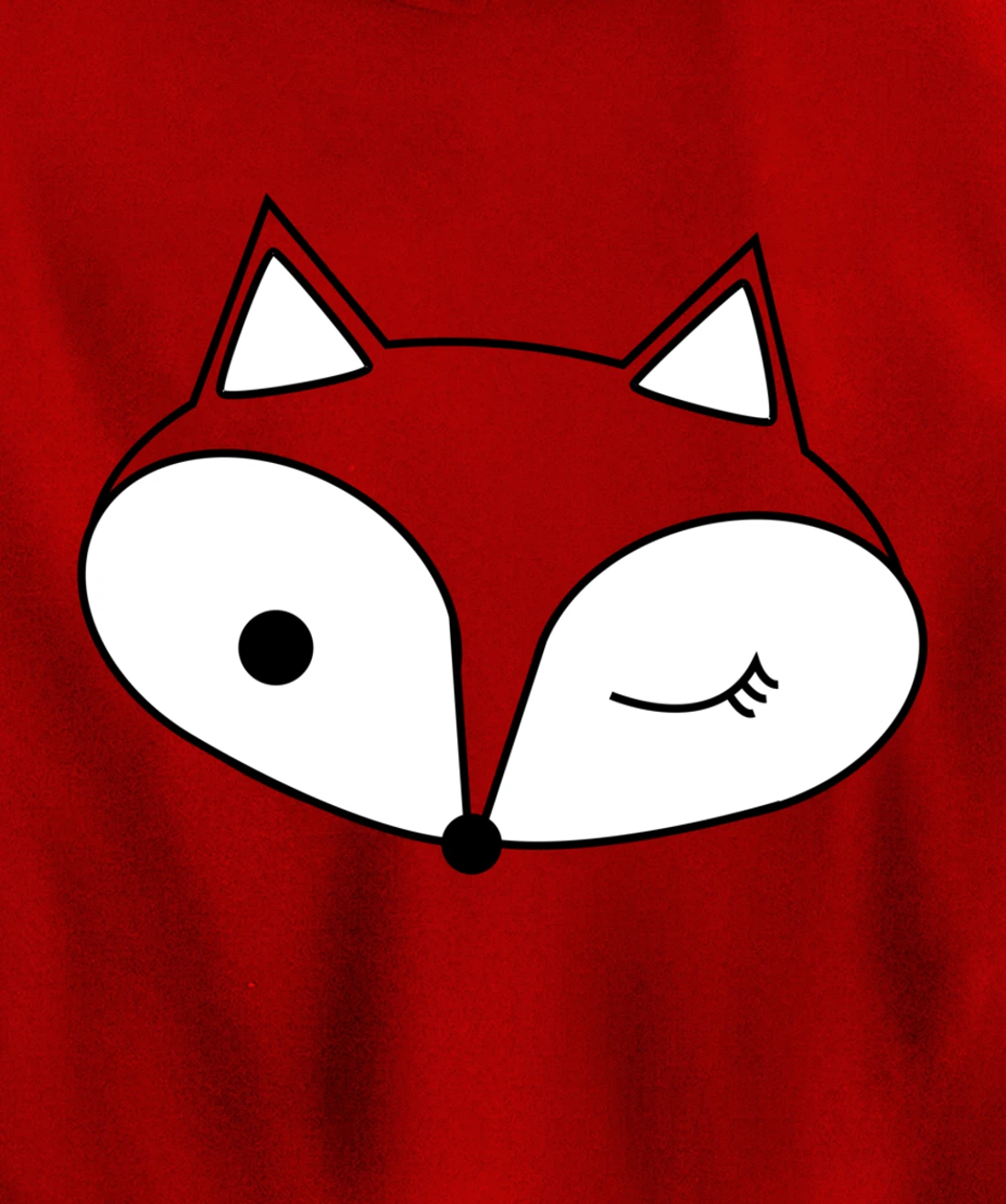 Sly Winking Fox Pullover Hoodie